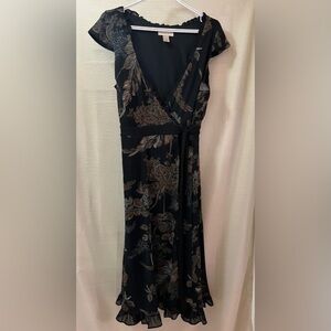 🔵 Jonathan Martin wrap dress size 12 summer floral boho chic